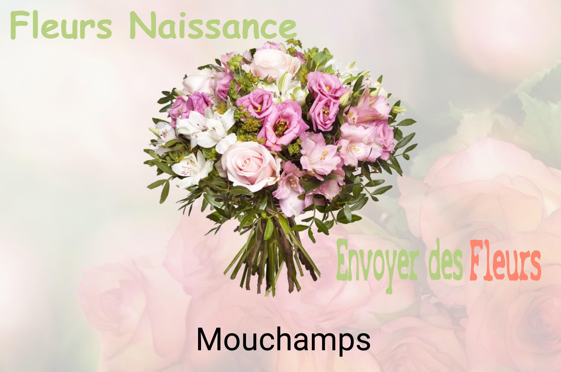 Bouquet de fleurs de naissance livré à Mouchamps